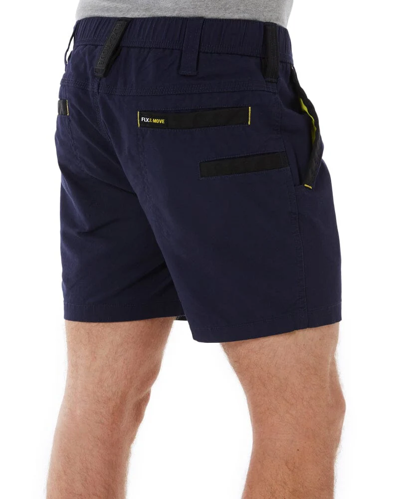 Flex and Move Elastic Waist Stretch Short Shorts - Navy - Image 5