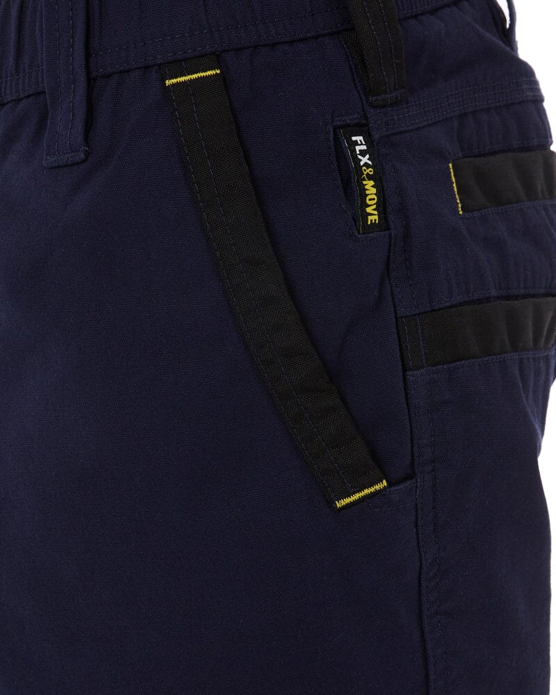 Flex and Move Elastic Waist Stretch Short Shorts - Navy - Image 7