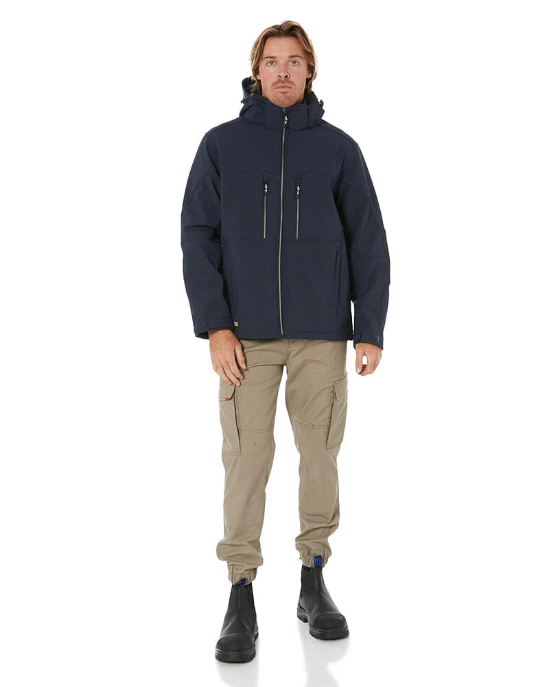Flex and Move Hooded Soft Shell Jacket - Navy - Image 2