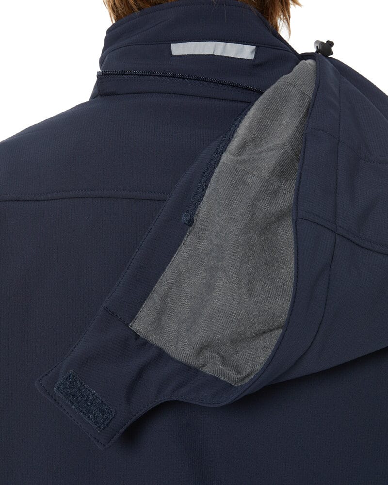Flex and Move Hooded Soft Shell Jacket - Navy - Image 5