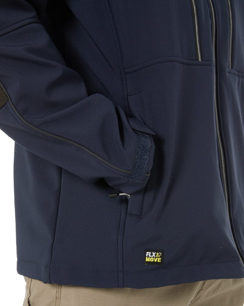 Flex and Move Hooded Soft Shell Jacket - Navy - Image 8