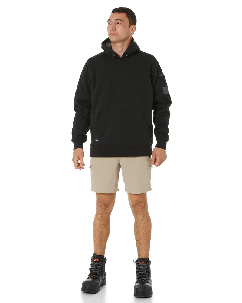 Flex and Move Tradie 4 Way Stretch Elastic Waist Cargo Short - Stone - Image 2