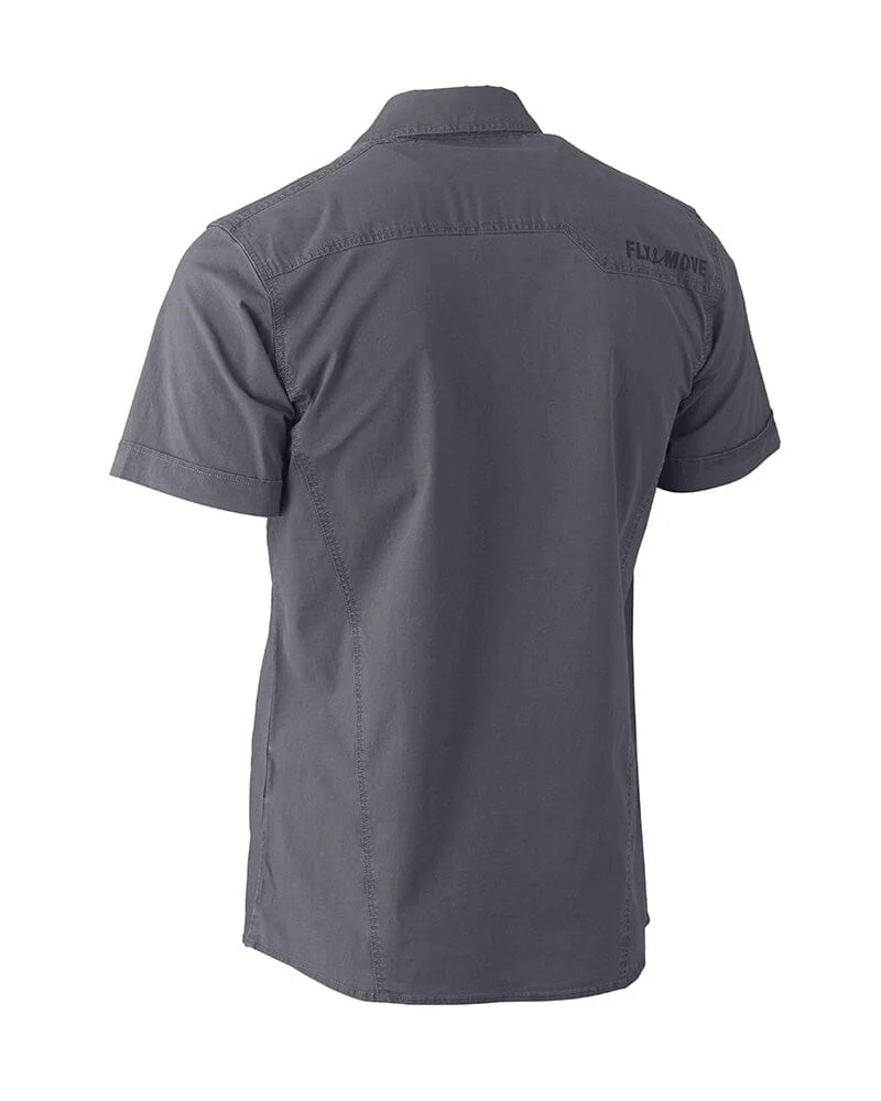 Flex and Move Utility Work Shirt - Charcoal - Image 2