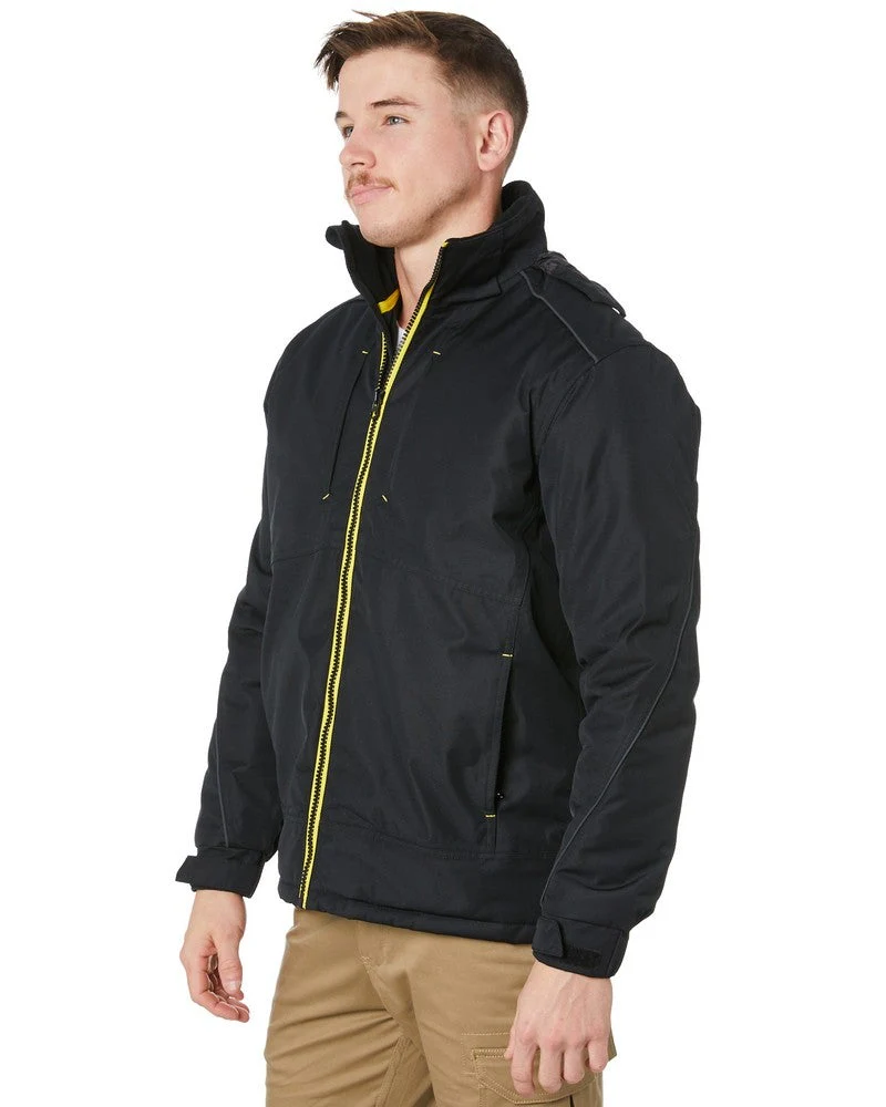 Flex and Move Heavy Duty Wet Weather Dobby Jacket - Black - Image 3