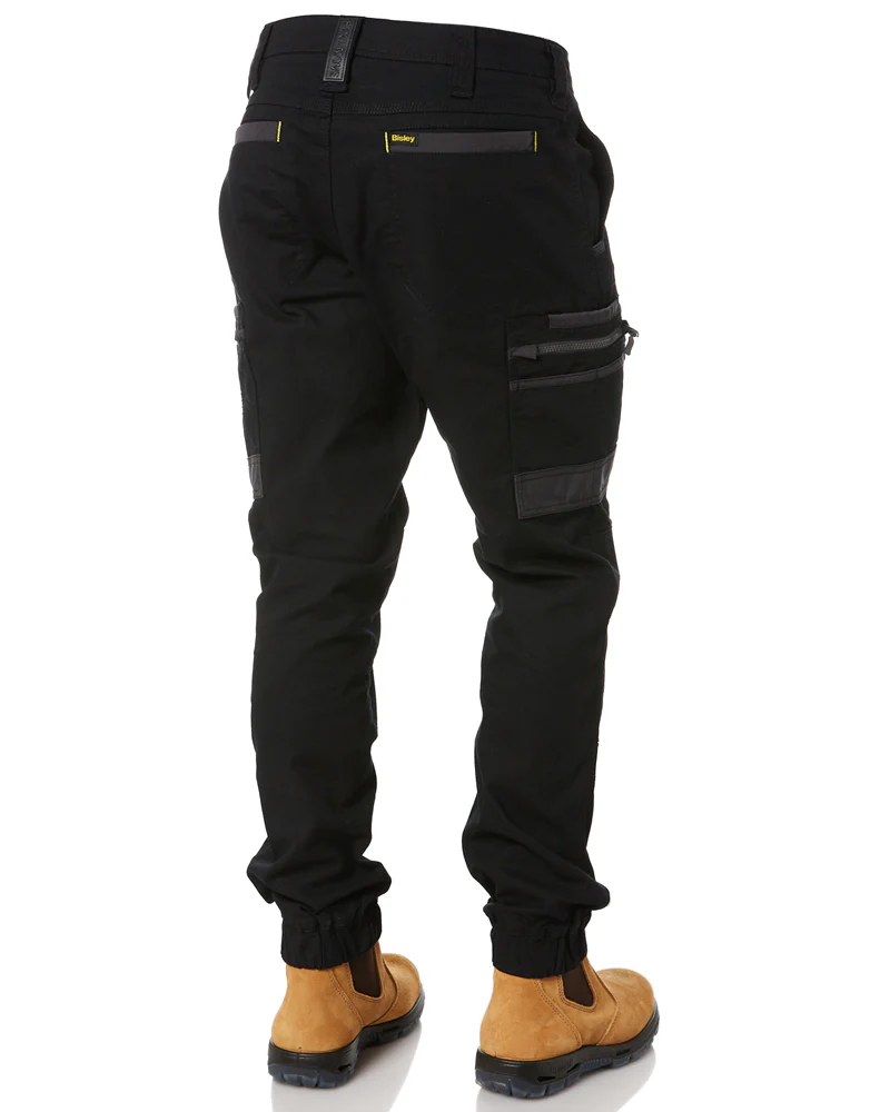 Flex and Move Stretch Cargo Cuffed Pants - Black - Image 5