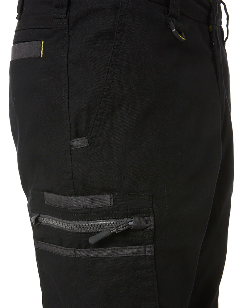 Flex and Move Stretch Cargo Cuffed Pants - Black - Image 6