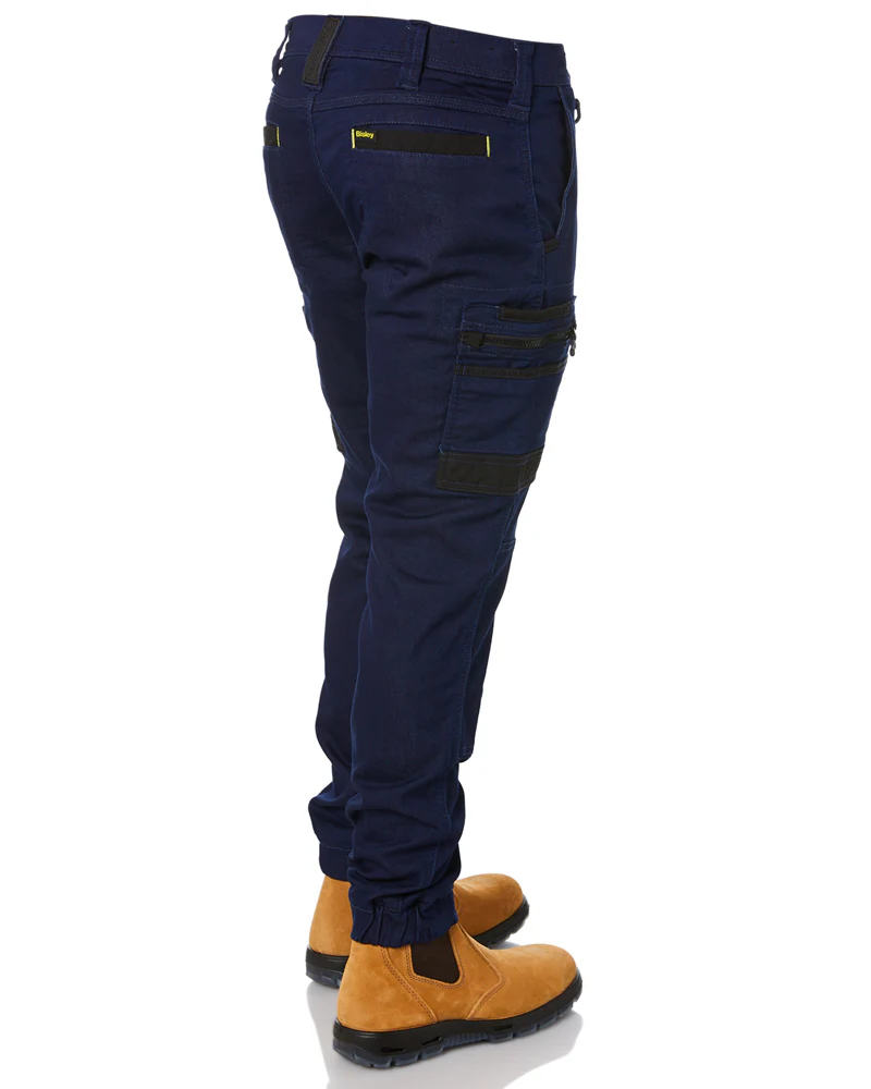 Flex and Move Stretch Denim Cargo Cuffed Pants - Denim - Image 5