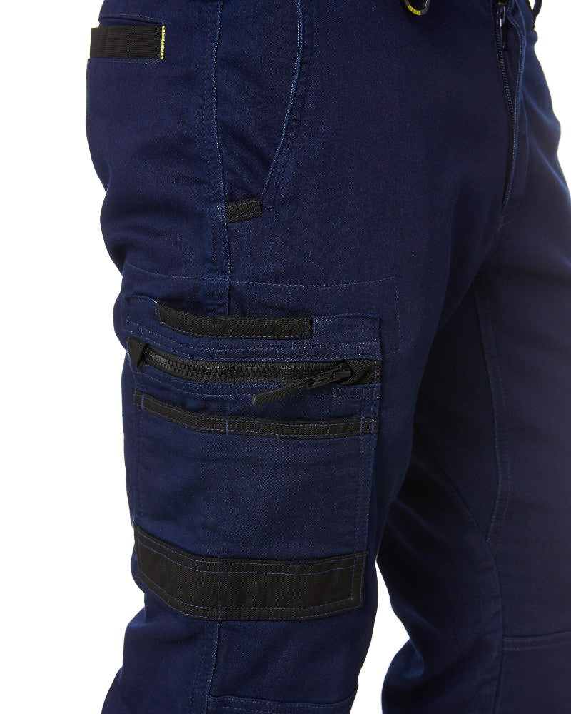 Flex and Move Stretch Denim Cargo Cuffed Pants - Denim - Image 6