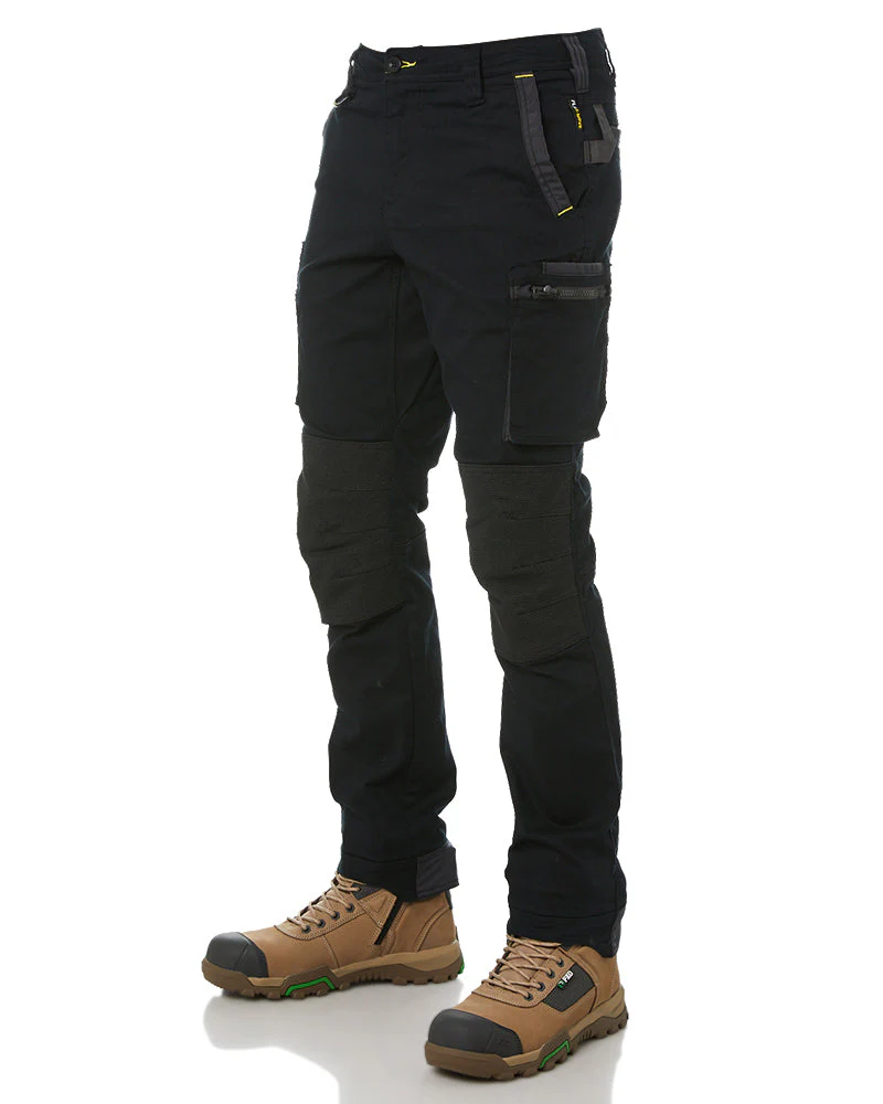 Flex and Move Stretch Utility Zip Cargo Pant - Black - Image 3