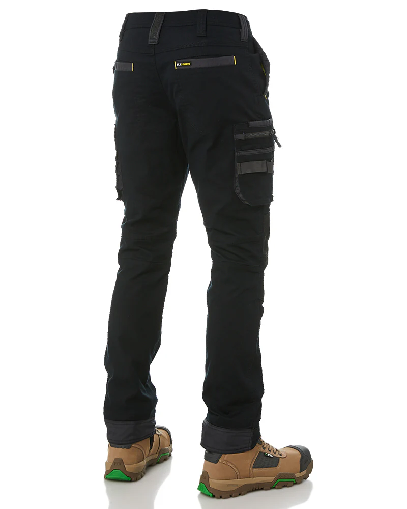 Flex and Move Stretch Utility Zip Cargo Pant - Black - Image 5