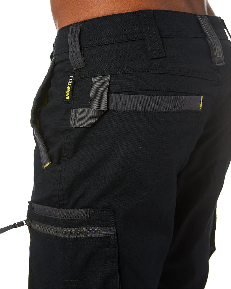 Flex and Move Stretch Utility Zip Cargo Pant - Black - Image 8