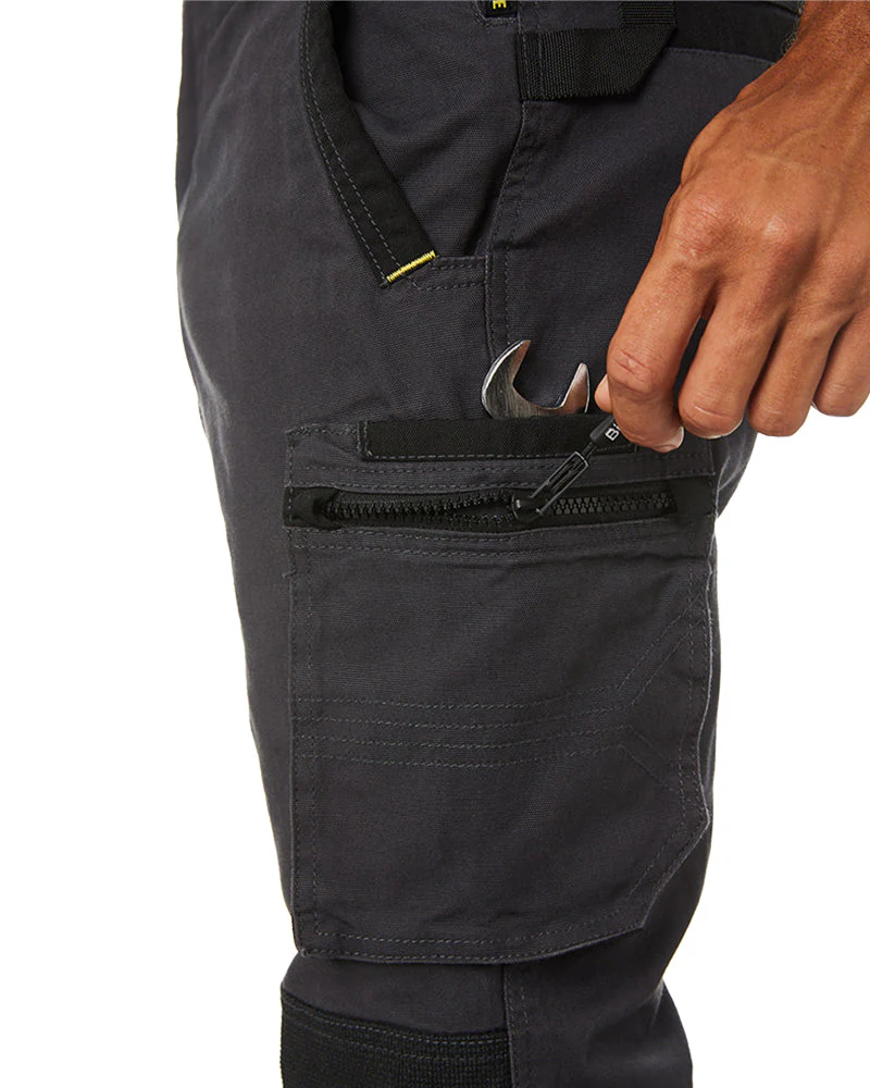 Flex and Move Stretch Utility Zip Cargo Pant - Charcoal - Image 7