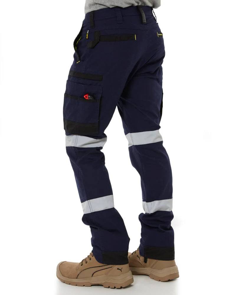 Flex and Move Taped Stretch Utility Cargo Pant - Navy - Image 4