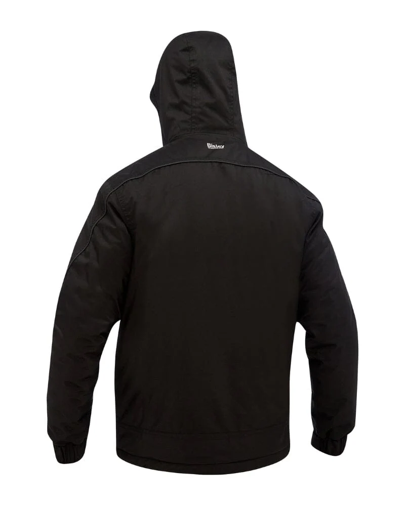 Heated Jacket With Hood - Black - Image 3