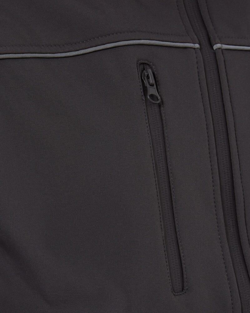 Mens Soft Shell Jacket - Charcoal - Image 5
