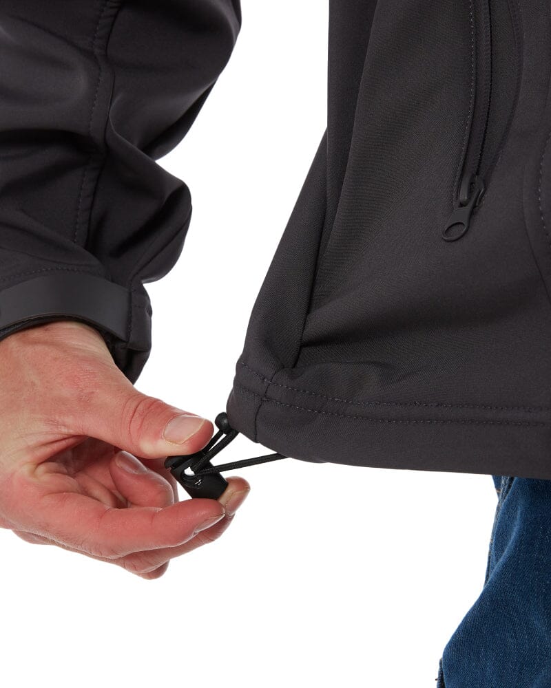 Mens Soft Shell Jacket - Charcoal - Image 8