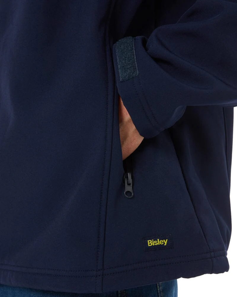 Mens Soft Shell Jacket - Navy - Image 7