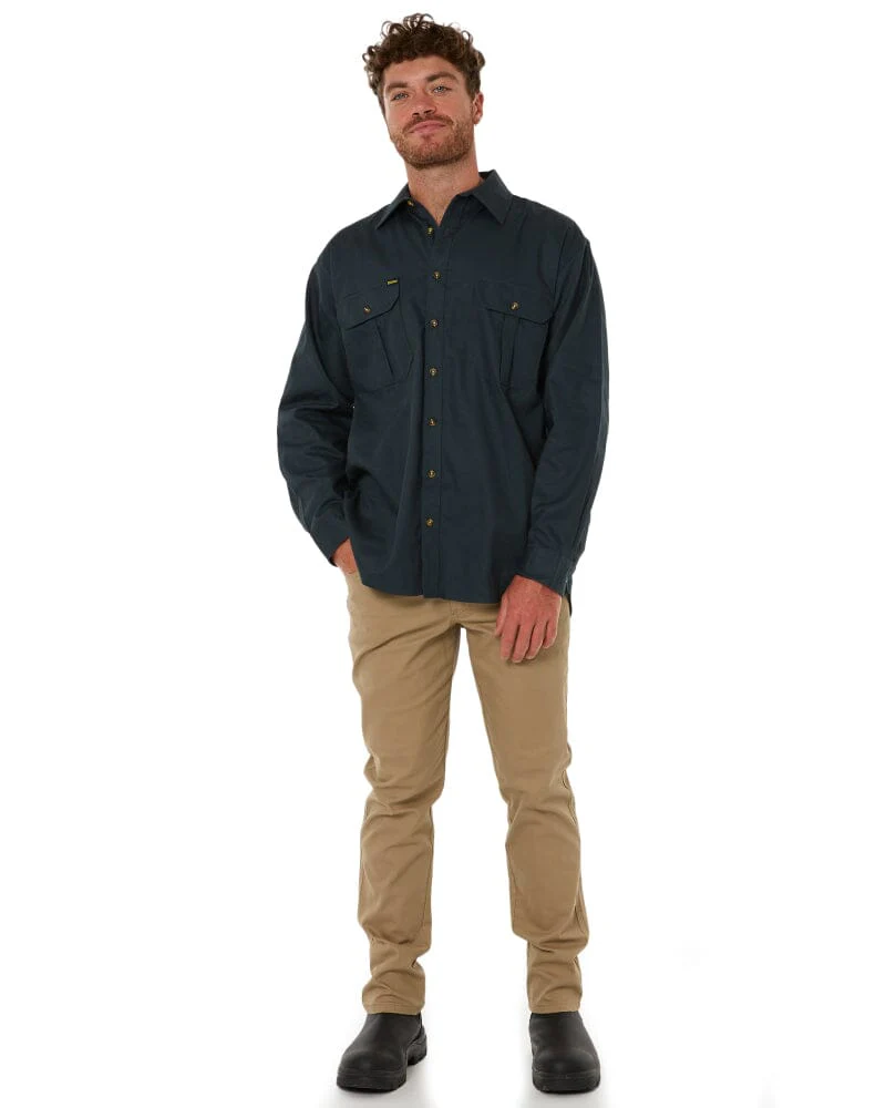 Original Cotton Drill LS Shirt - Bottle - Image 2