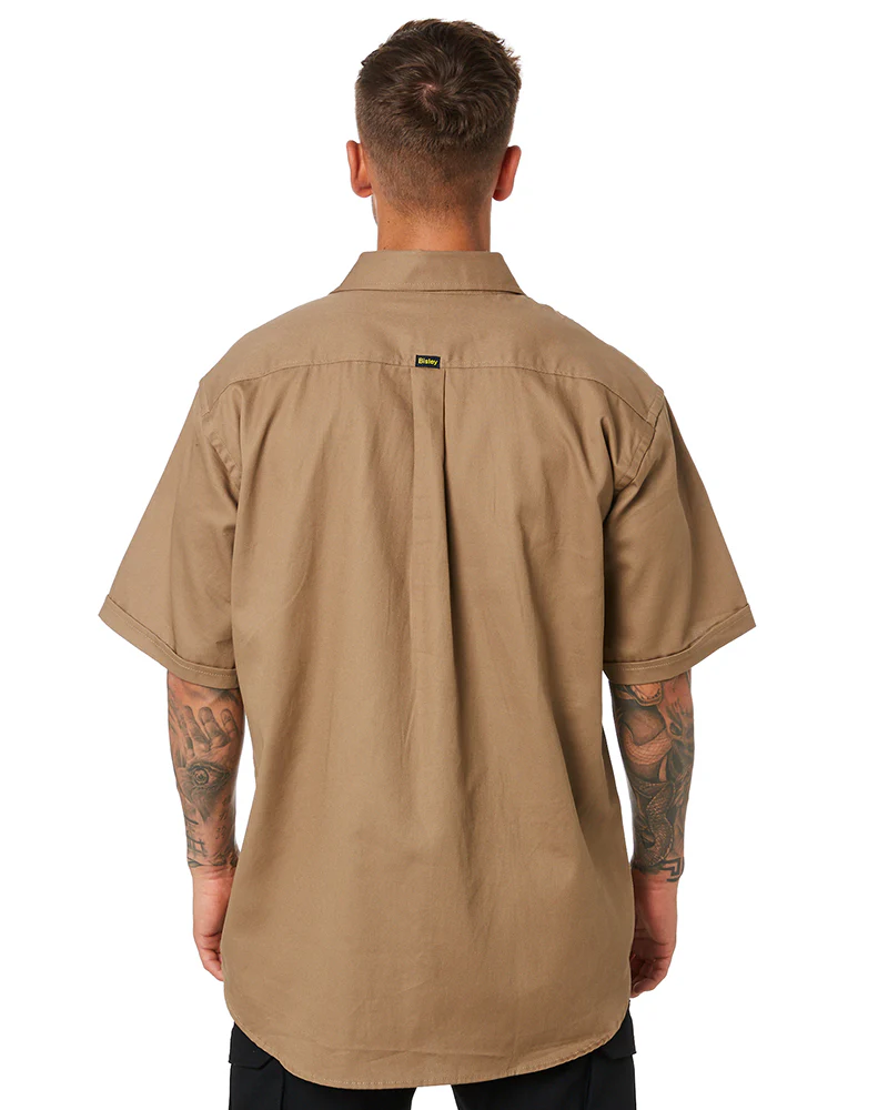 Original Cotton Drill SS Shirt - Khaki - Image 4