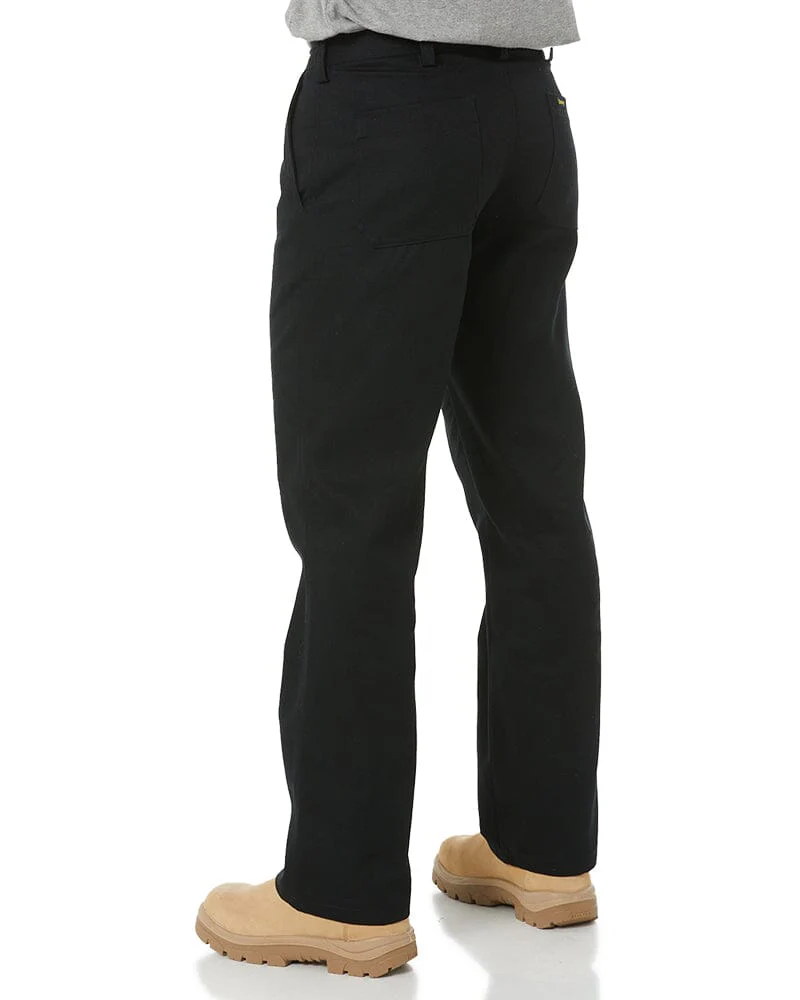 Original Cotton Drill Work Pants - Black - Image 4