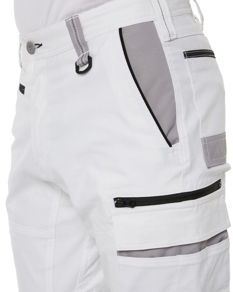 Painters Contrast Cargo Pants - White - Image 7