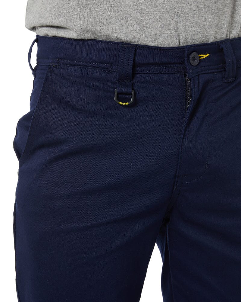 Stretch Cotton Drill Work Pants - Navy - Image 7