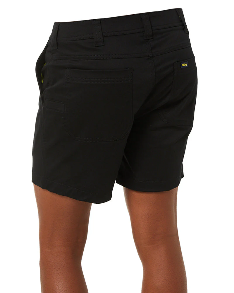 Stretch Cotton Short Short - Black - Image 4