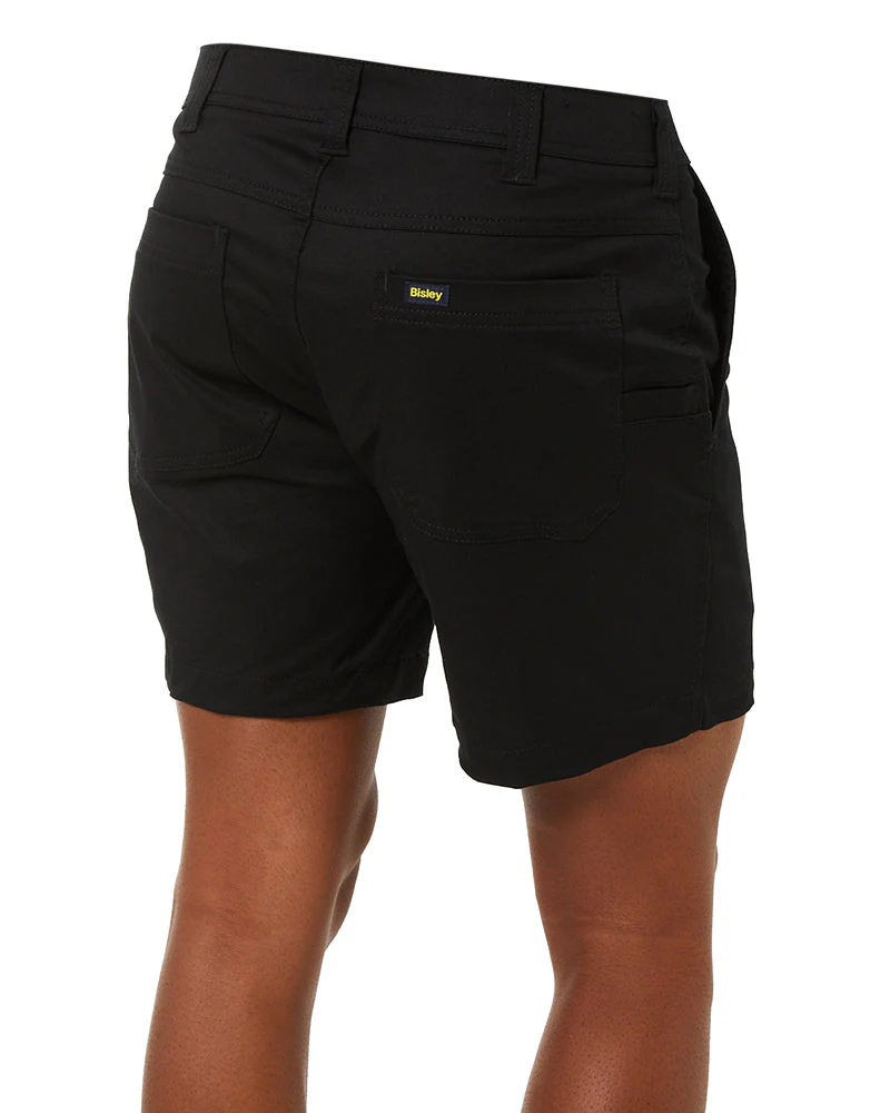 Stretch Cotton Short Short - Black - Image 5