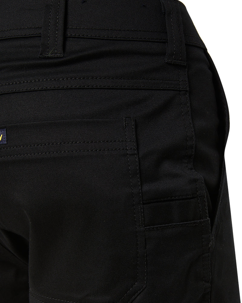 Stretch Cotton Short Short - Black - Image 6