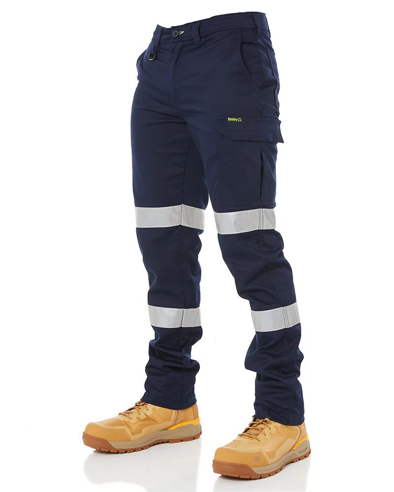 Taped Biomotion Recycled Cargo Work Pant - Navy - Image 3