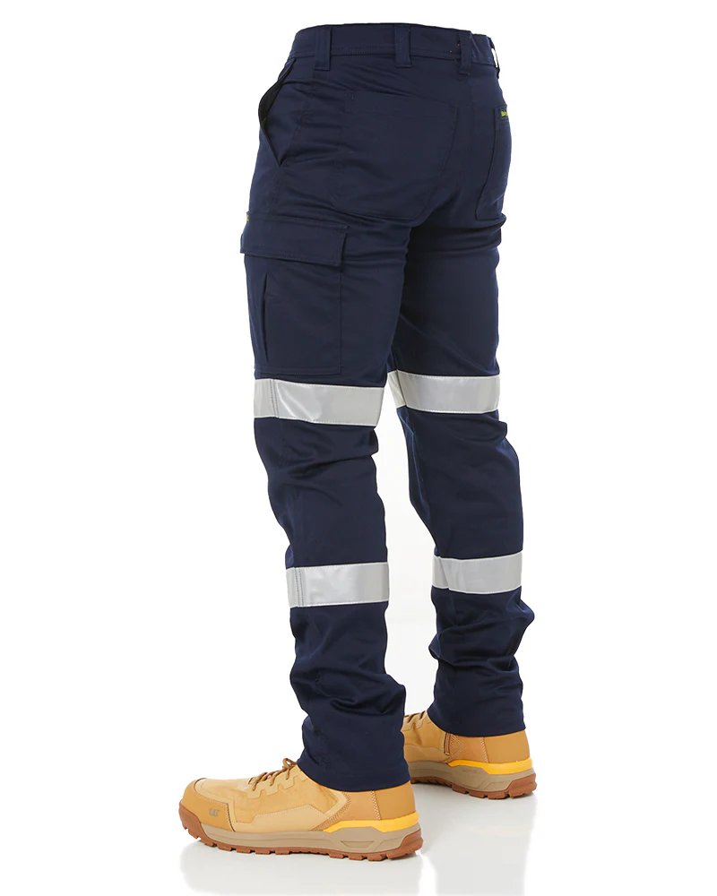 Taped Biomotion Recycled Cargo Work Pant - Navy - Image 4