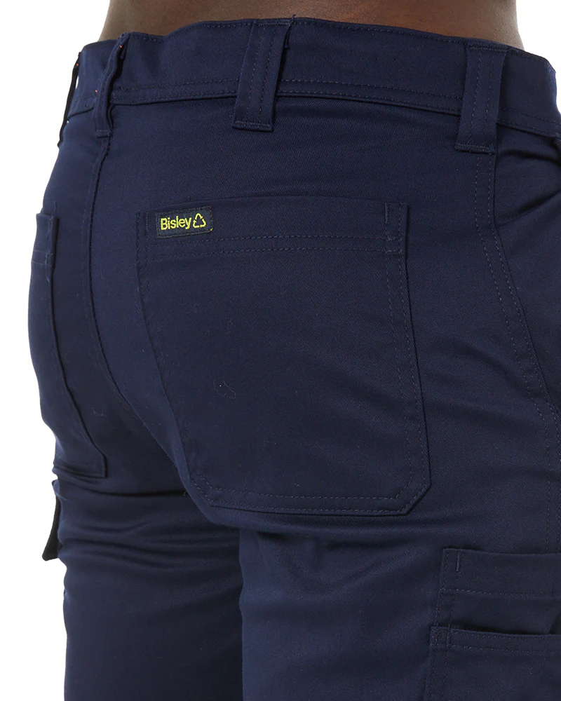 Taped Biomotion Recycled Cargo Work Pant - Navy - Image 6