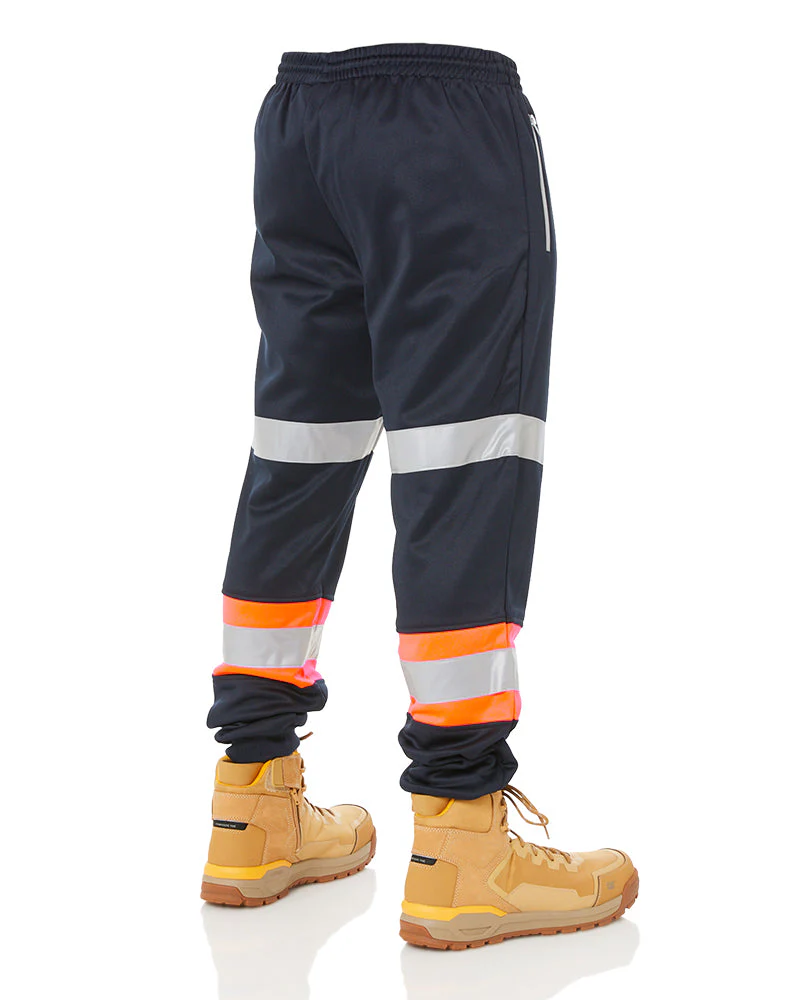 Taped Biomotion Track Pants - Orange/Navy - Image 5