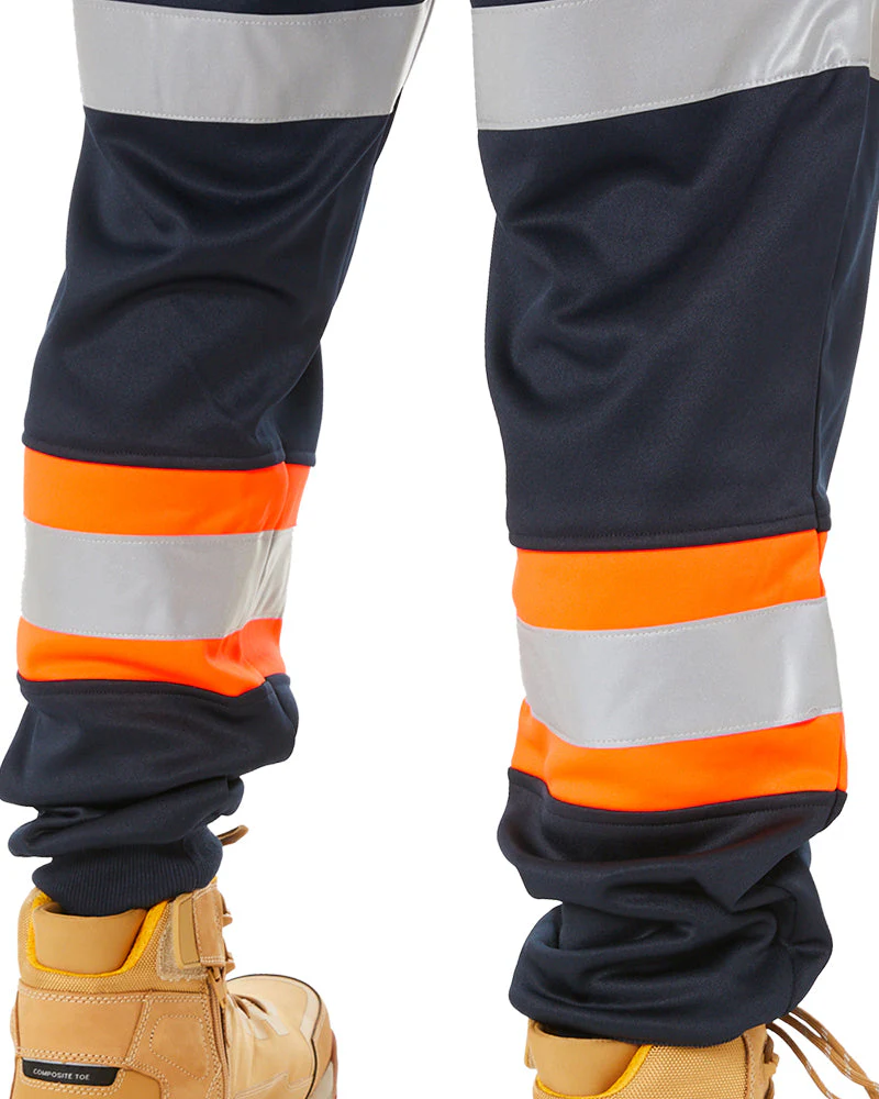 Taped Biomotion Track Pants - Orange/Navy - Image 6