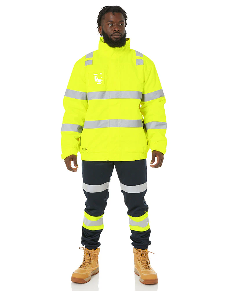 Taped Biomotion Track Pants - Yellow/Navy - Image 2