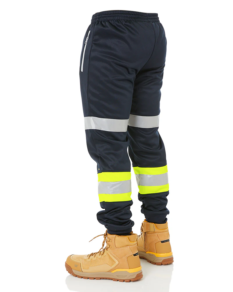 Taped Biomotion Track Pants - Yellow/Navy - Image 4