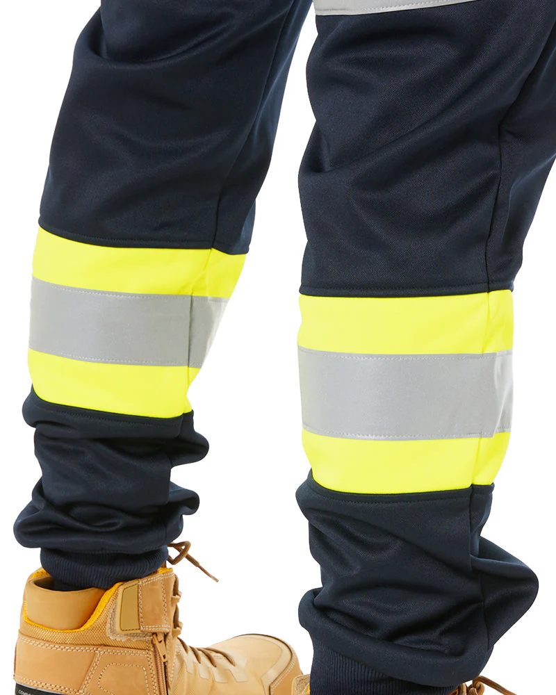 Taped Biomotion Track Pants - Yellow/Navy - Image 6