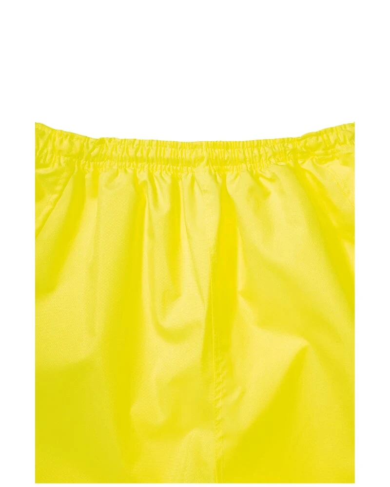 Taped Two Tone Hi Vis Rain Shell Pant - Yellow/Navy - Image 3