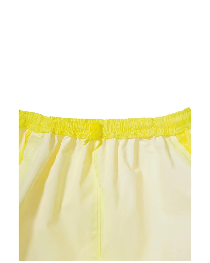 Taped Two Tone Hi Vis Rain Shell Pant - Yellow/Navy - Image 4