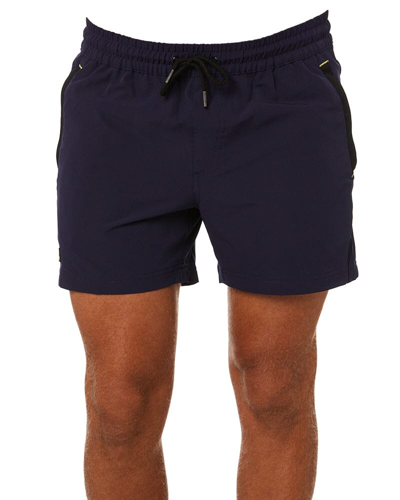 Tradies Flex And Move 4-Way Stretch Elastic Short 4 Value Pack - Navy - Image 2