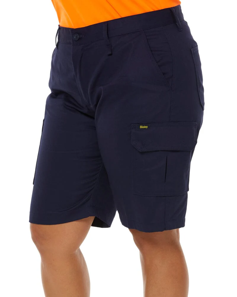 Womens Cool Light Weight Utility Short - Navy - Image 3