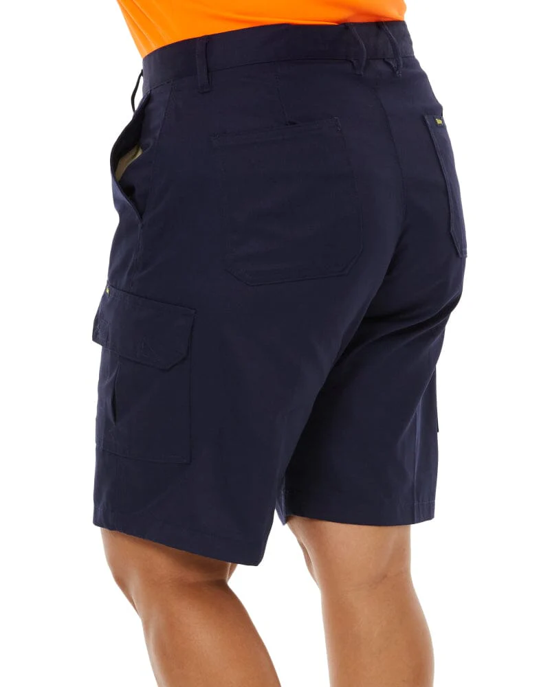 Womens Cool Light Weight Utility Short - Navy - Image 4