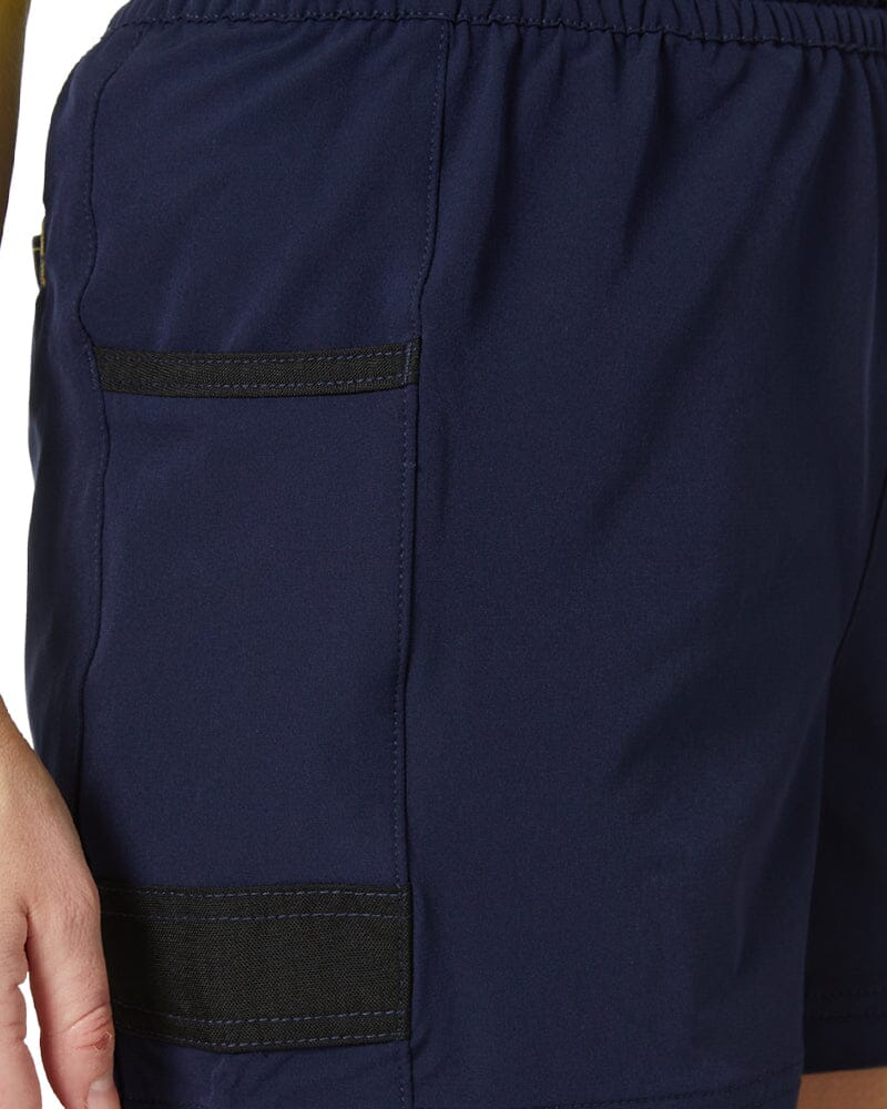 Womens Flex and Move 4-Way Stretch Elastic Waist Short - Navy - Image 6