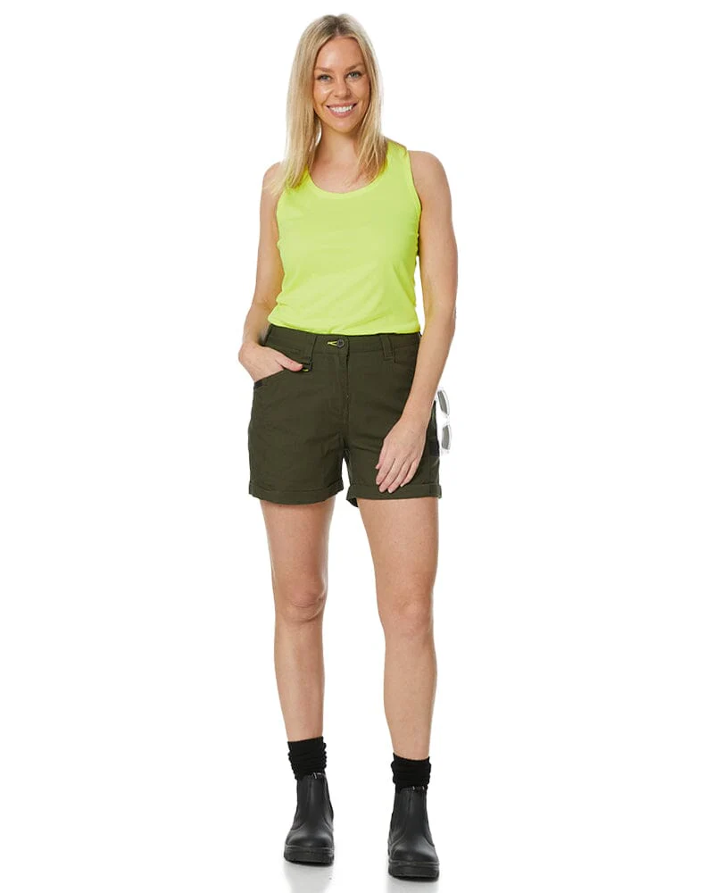 Womens Flex and Move Short Short - Olive - Image 2