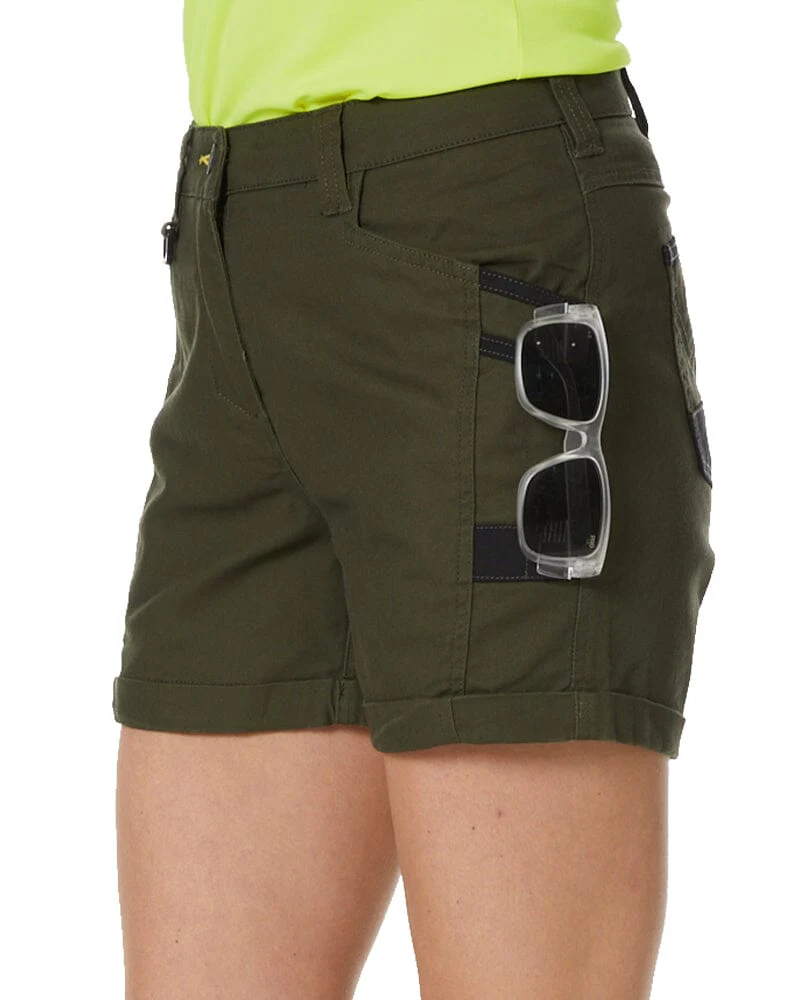 Womens Flex and Move Short Short - Olive - Image 3