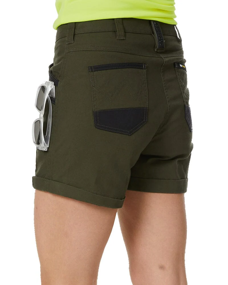 Womens Flex and Move Short Short - Olive - Image 4