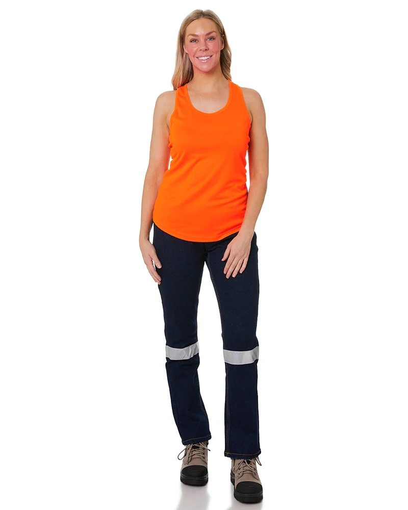 Womens Taped Stretch Jeans - Denim - Image 2