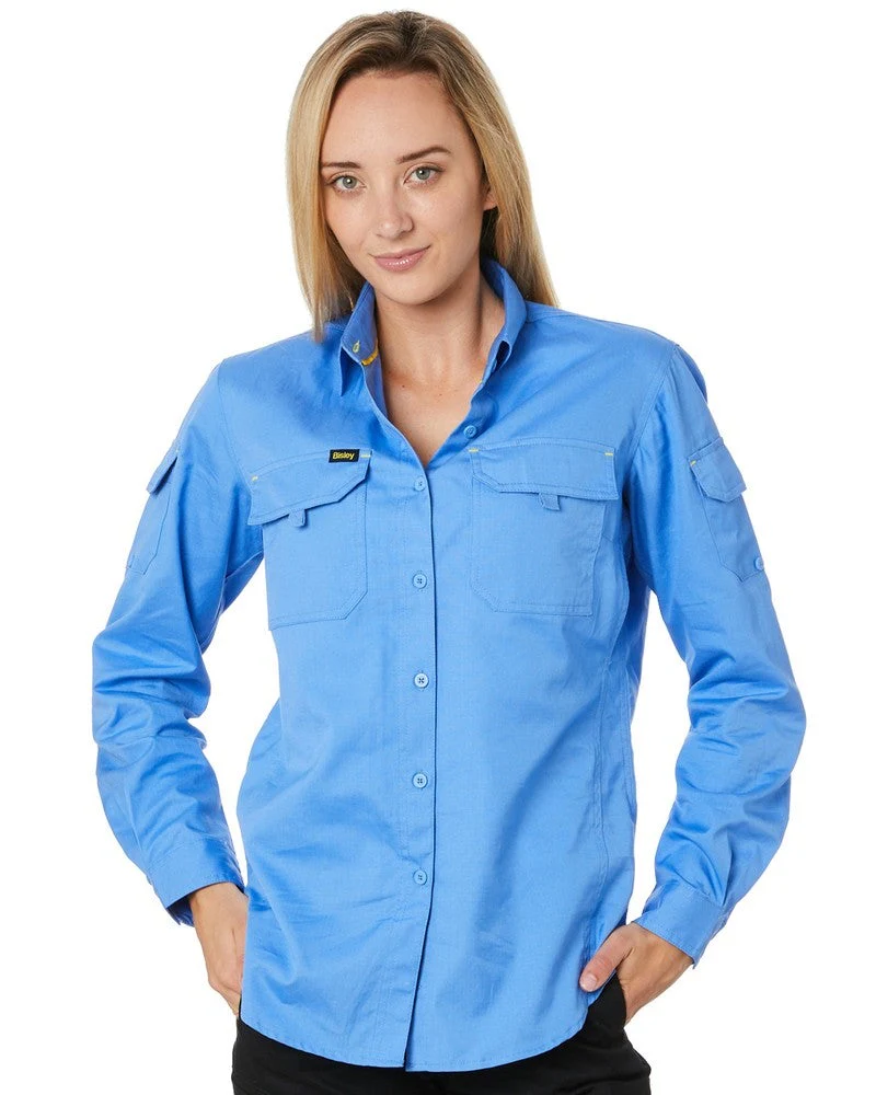 Womens X Airflow Ripstop LS Shirt - Blue