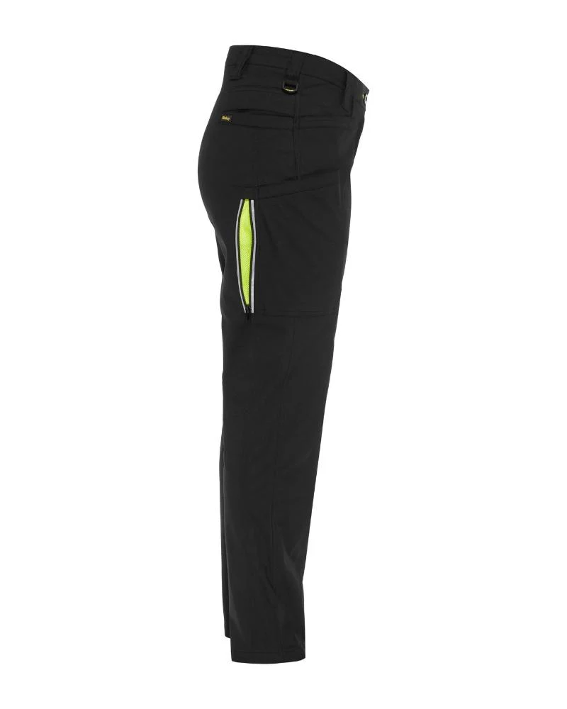 Womens X Airflow Stretch Ripstop Vented Cargo Pant - Black - Image 2