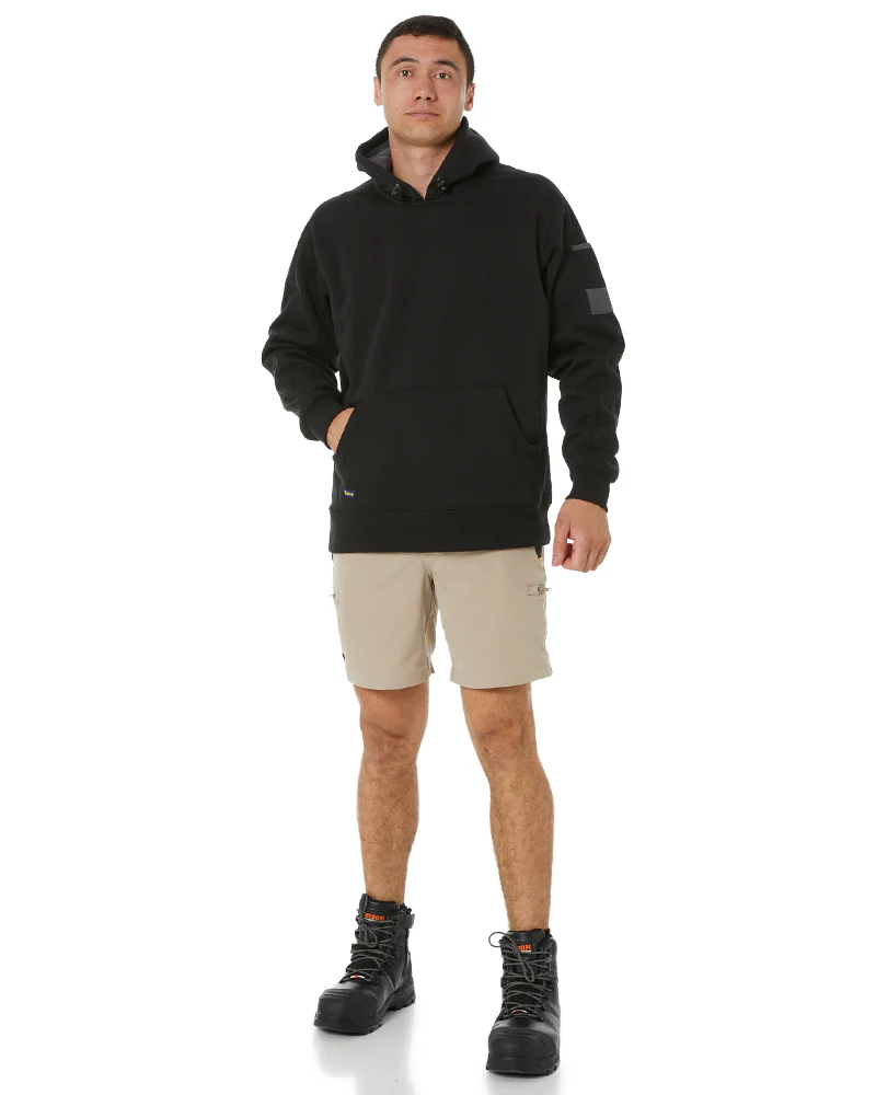 Work Fleece Hoodie - Black - Image 2